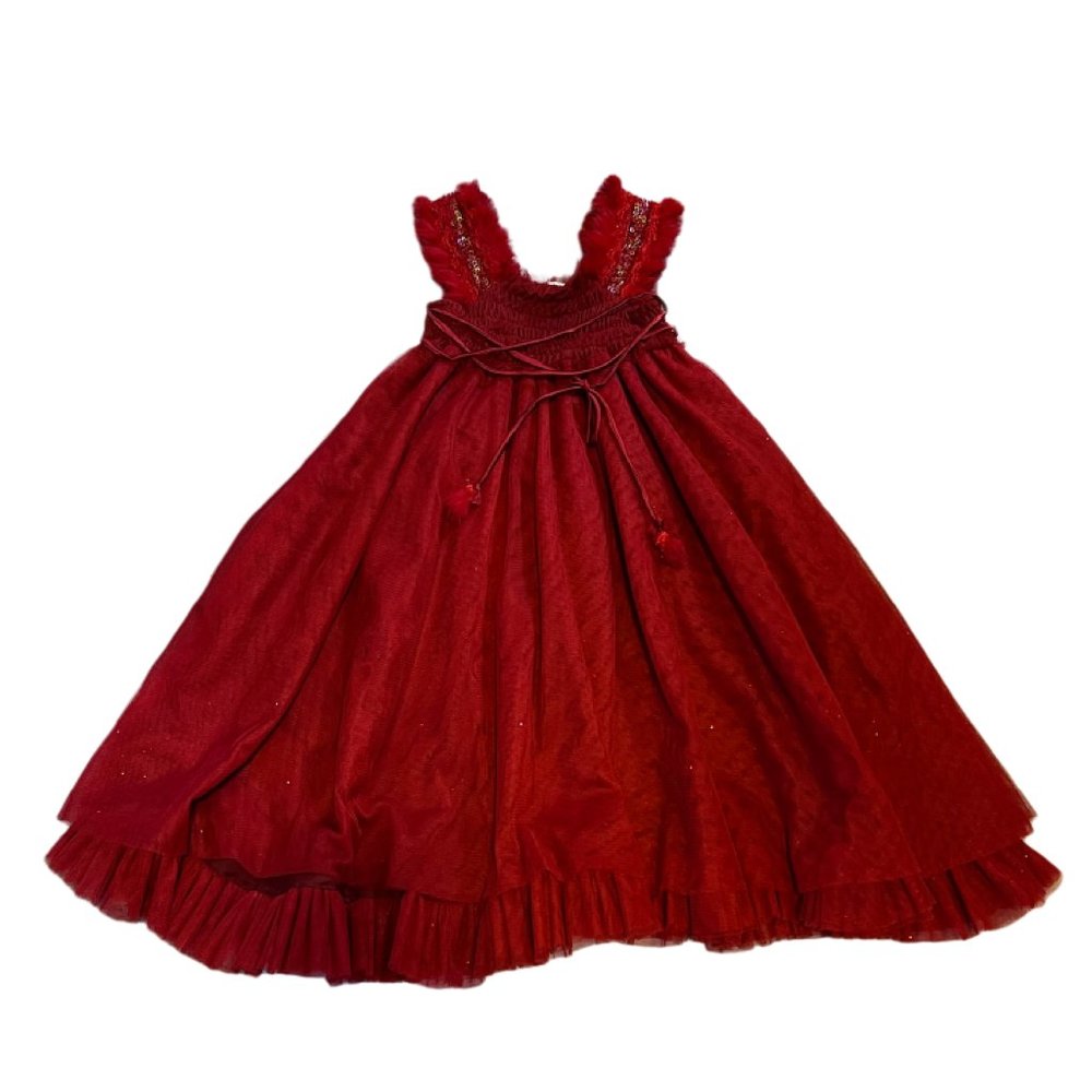 Luna Luna Copenhagen Red Girls Dress Size 4/5